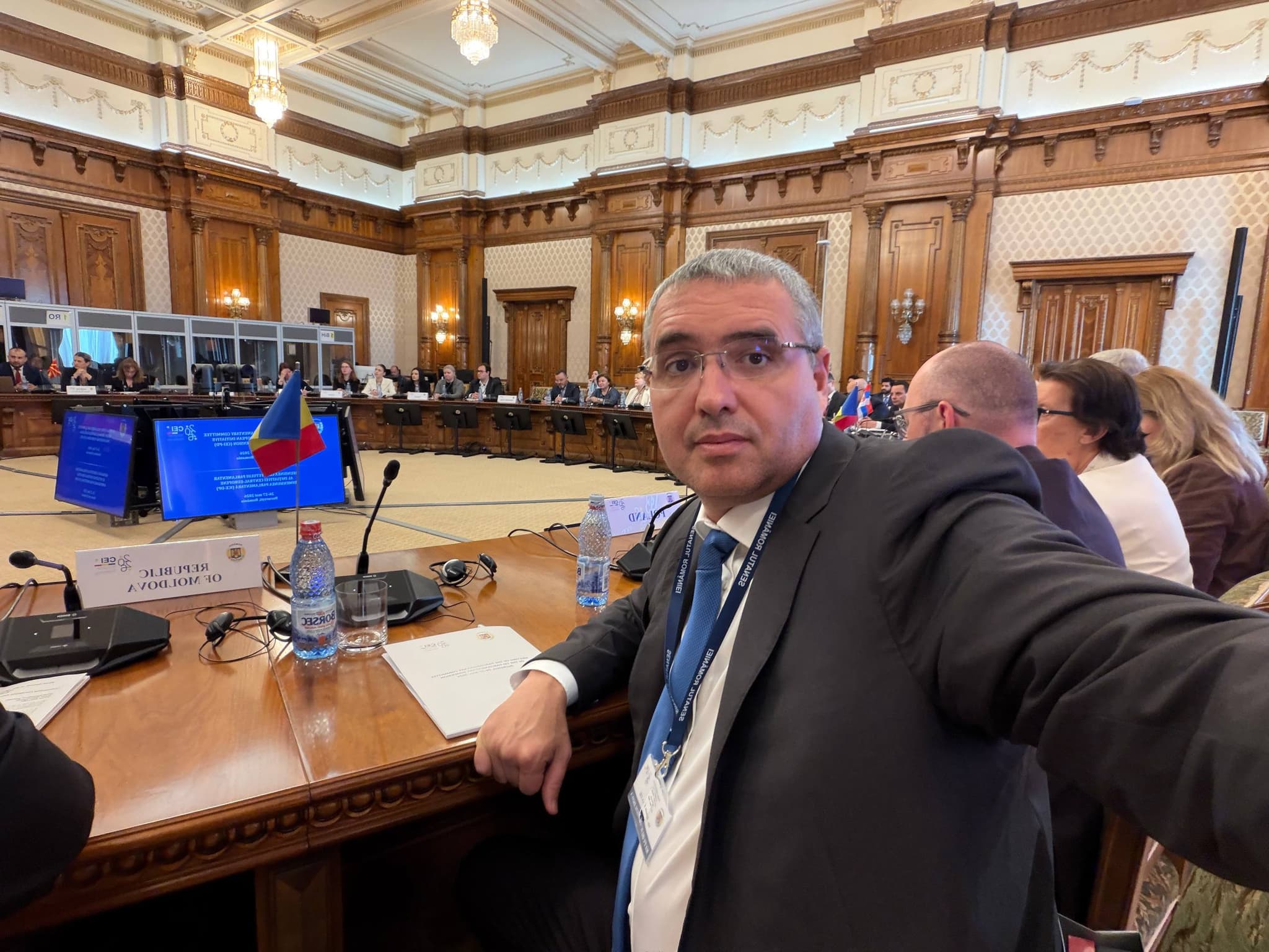 Renato Usatîi participă la reuniunea Comitetului Parlamentar al Inițiativei Central Europene, de la București