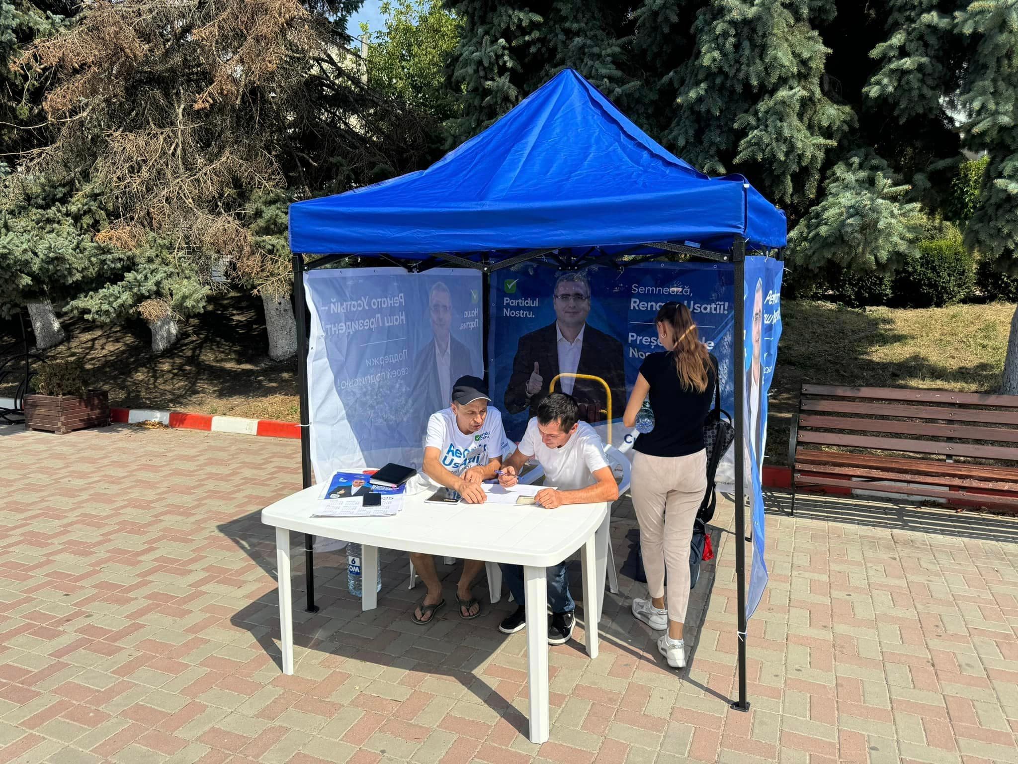Campania de colectare a semnăturilor pentru Renato Usatîi se apropie de final. Echipele aduc mulțumiri cetățeniilor pentru susținere  (5)