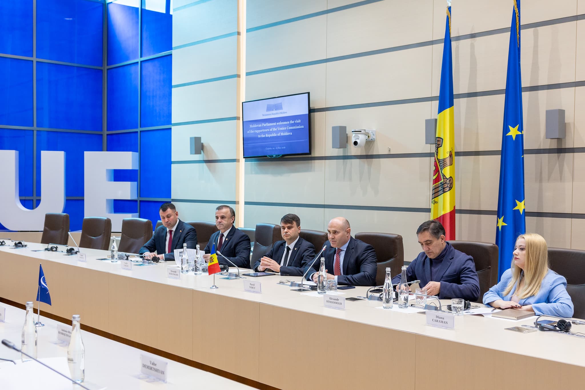 04.05.2026 – Alexandr Berlinschii, at a meeting with the rapporteurs of the Venice Commission