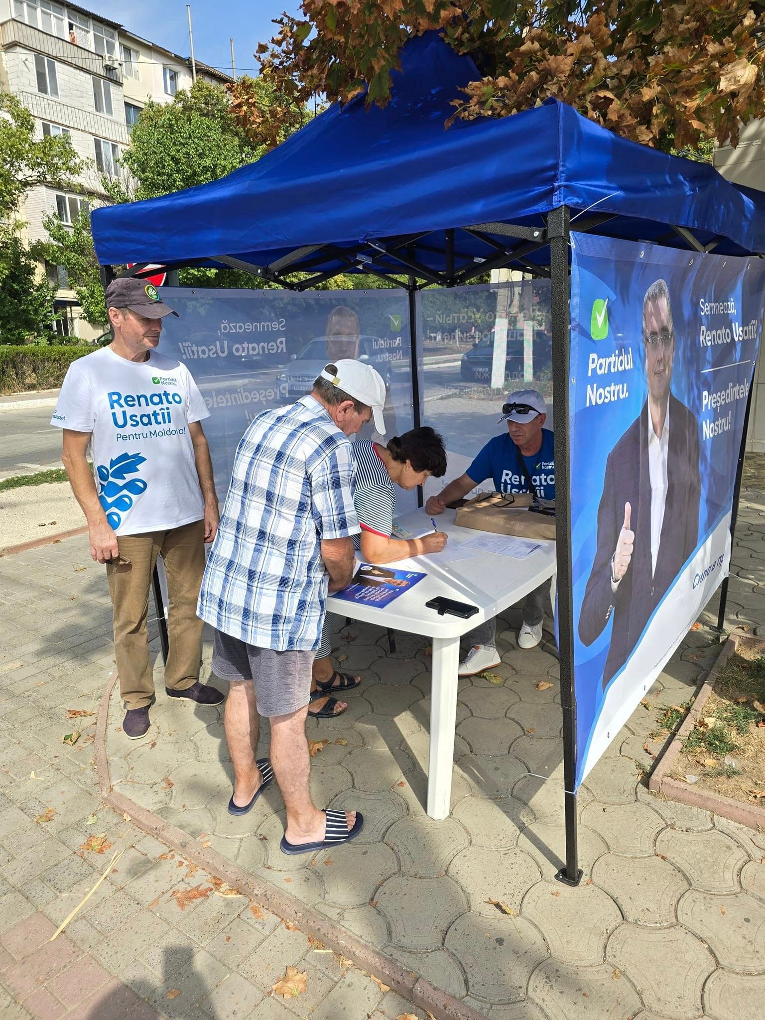 Mobilizare în capitală și în centrele raionale pentru Renato Usatîi: Colectarea semnăturilor continuă (8)
