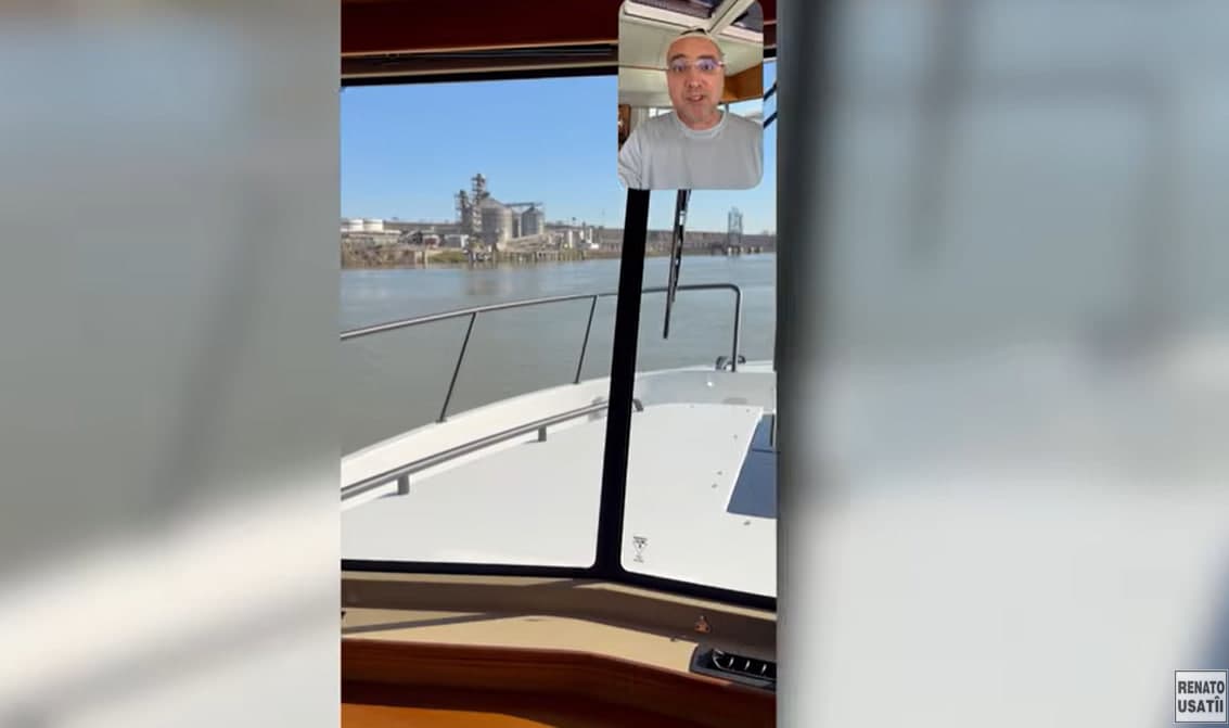 Renato Usatîi, despre Portul Giurgiulești de la fața locului: Moldova trebuie să-și dezvolte propriul potențial naval