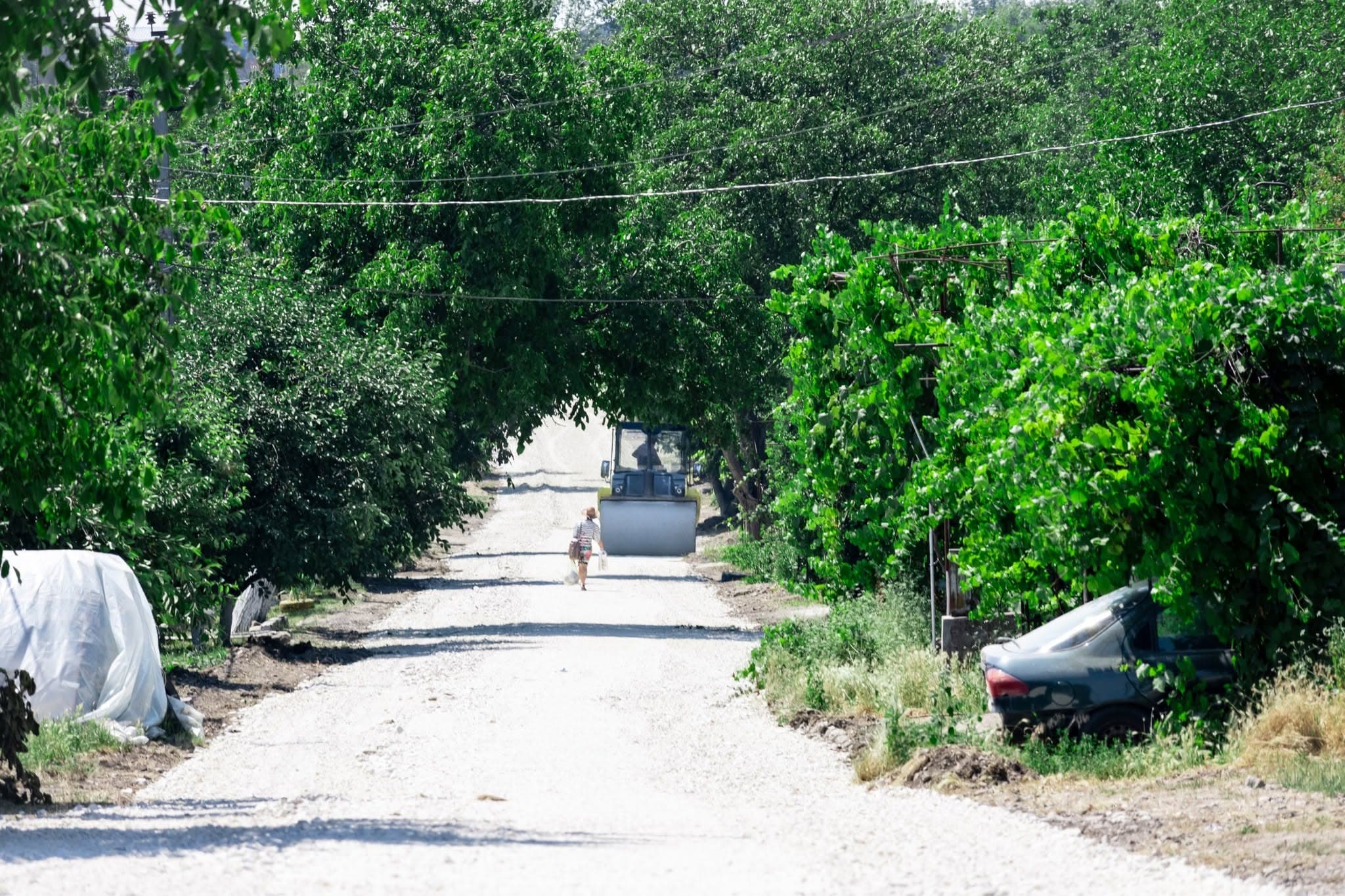 Primarul orașului Drochia, Nina Cereteu: Orașul a devenit un adevărat șantier. Continuă lucrările de reparație a drumurilor, trotuarelor și iluminatului stradal (8)