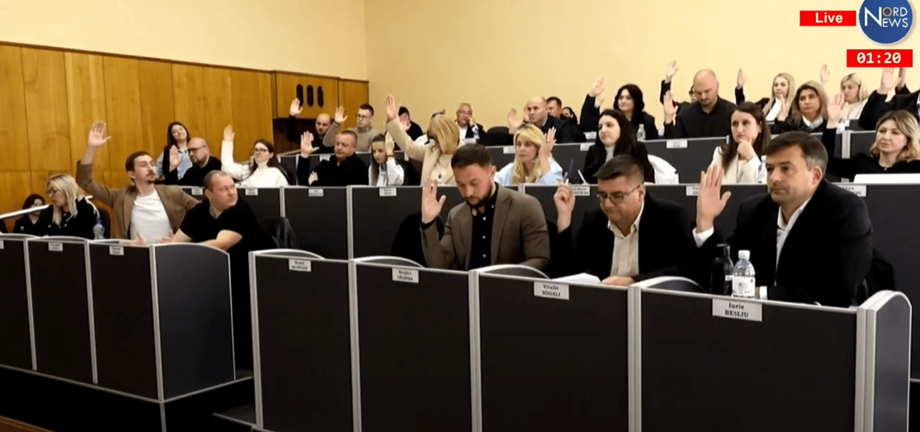 THE COUNCILORS IN BĂLȚI UNANIMOUSLY APPROVED THE MUNICIPALITY'S BUDGET 