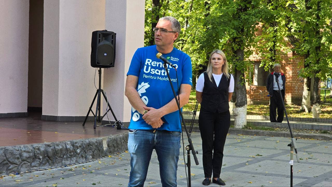 28.09.2024 – Meeting of presidential candidate Renato Usatîi and adviser candidate Serghei Ivanov with the residents of Drochia district
