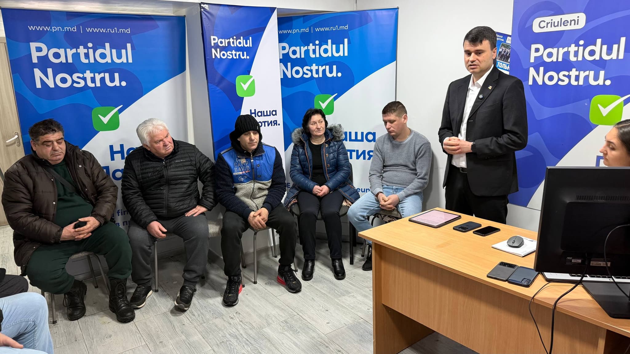 Alexandr Berlinschii (Partidul Nostru) s-a întâlnit cu locuitorii din Criuleni: Oamenii cer condiții decente de trai, prețuri și facturi mai mici 