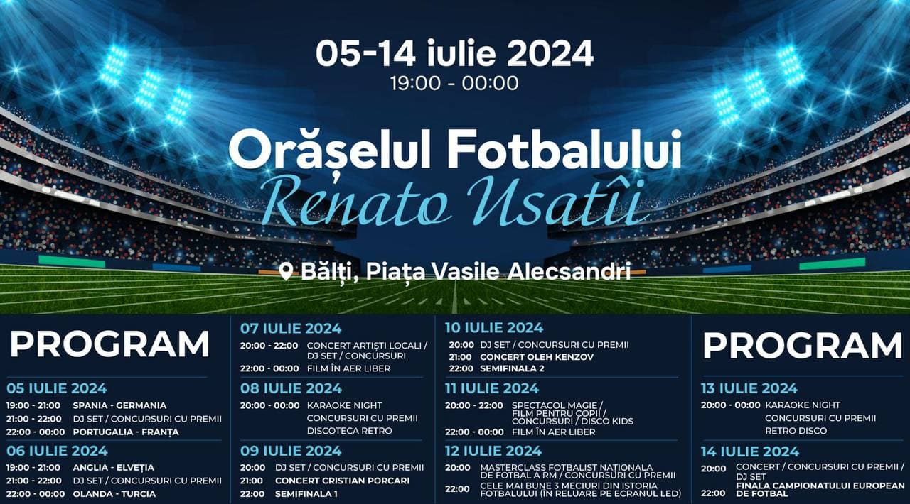 Usatîi și-a îndeplinit promisiunea: În Bălți și Comrat a fost lansat Orășelul Fotbalului (1)