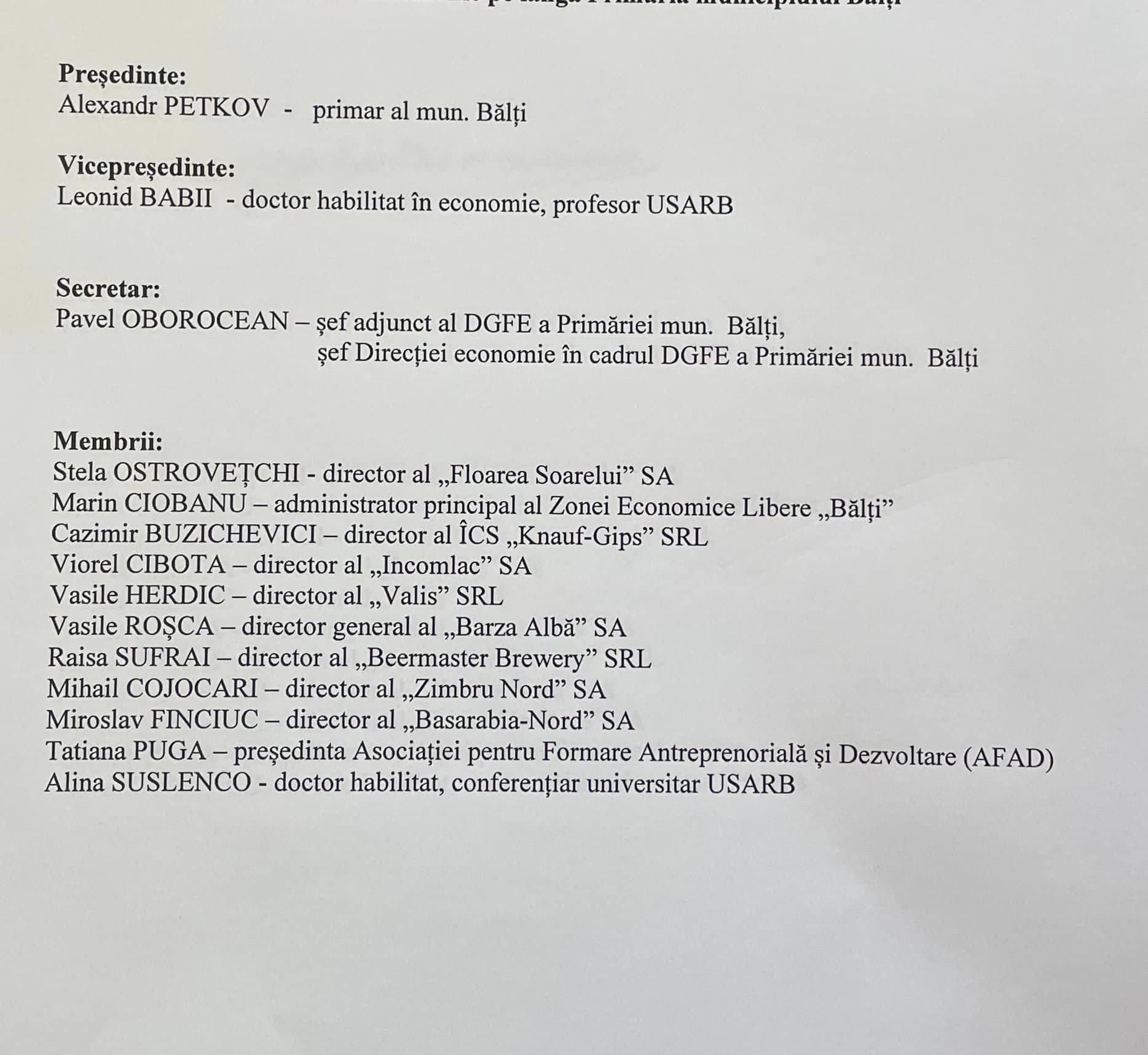 Primarul de Bălți întreprinde noi acțiuni pentru sporirea atractivității investiționale a orașului  (2)