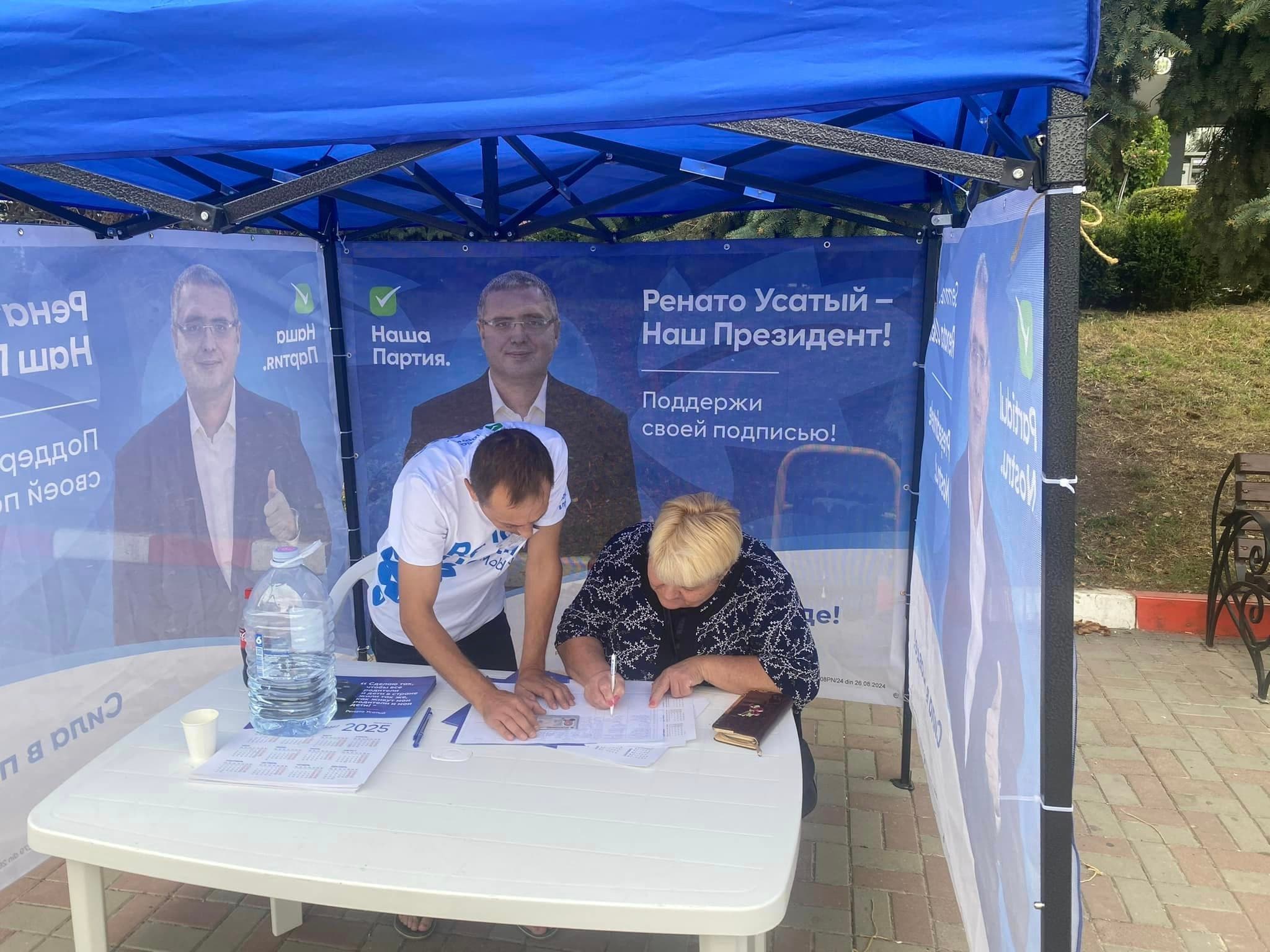 Campania de colectare a semnăturilor pentru Renato Usatîi se apropie de final. Echipele aduc mulțumiri cetățeniilor pentru susținere  (1)