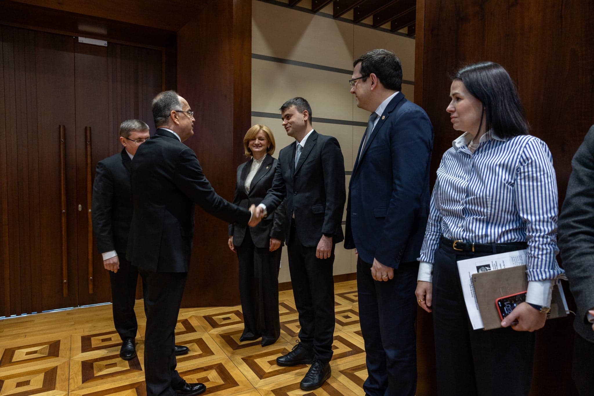 Alexandr Berlinschii, a deputy of the Our Party, held discussions with the President of Albania during his official visit to the Republic of Moldova