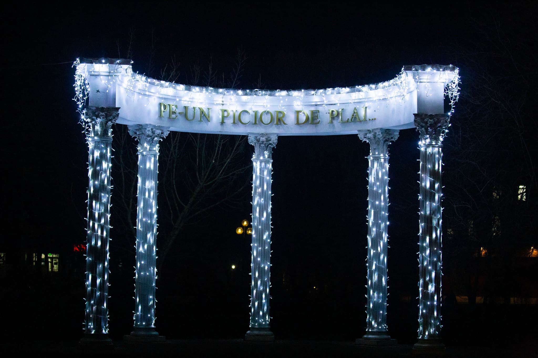 Renato Usatîi a făcut un nou cadou municipiului Bălți – Pomul de Crăciun, iluminatul festiv și decorațiuni (6)