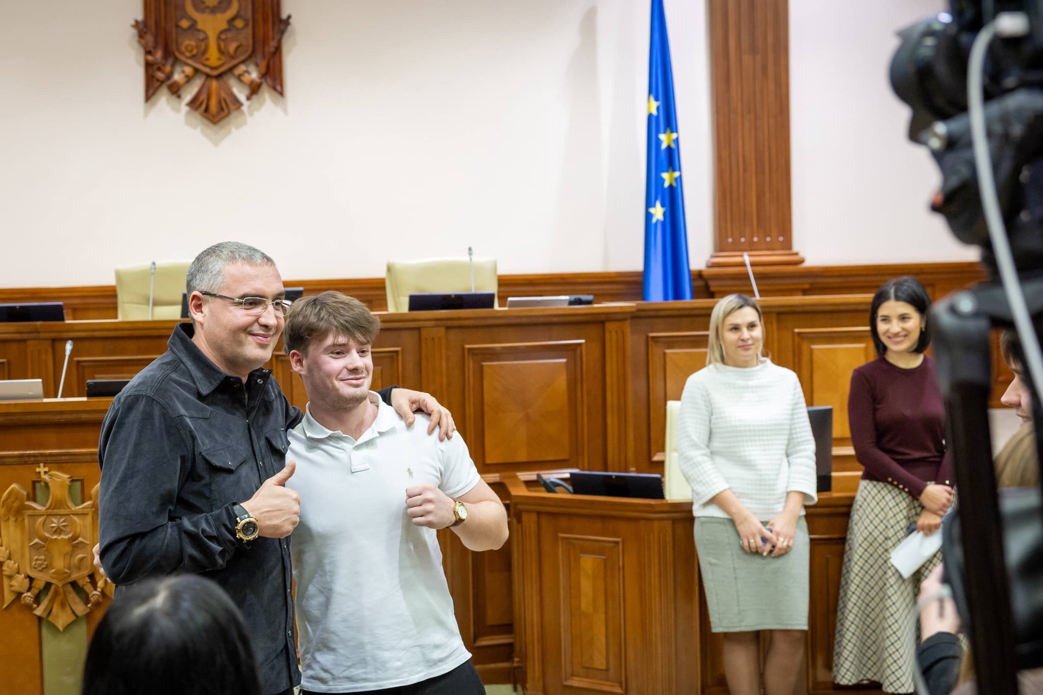Renato Usatîi a avut o întâlnire la Parlament cu studenții Academiei „Ștefan cel Mare” (6)