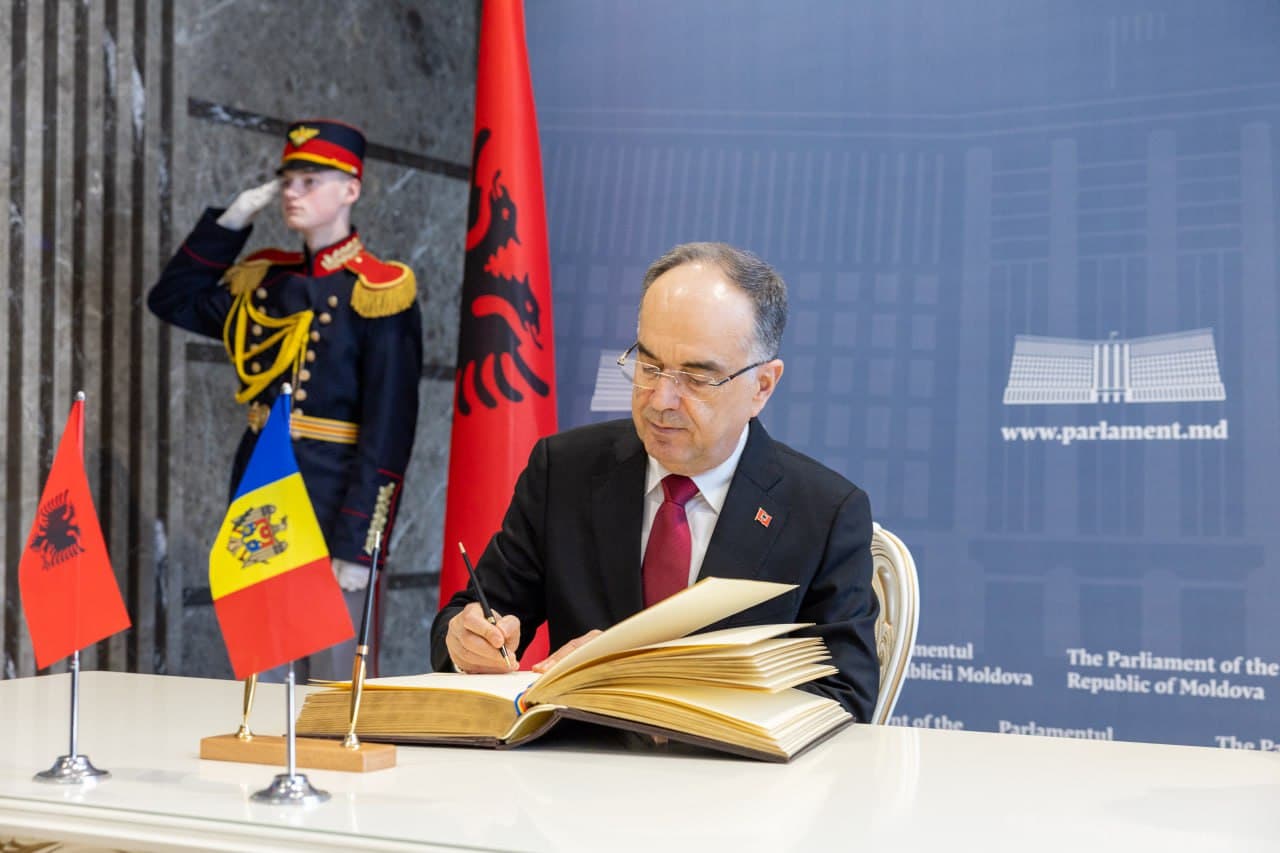 Deputatul Partidului Nostru, Alexandr Berlinschii, a discutat cu Președintele Albaniei, aflat în vizită oficială în Republica Moldova (4)