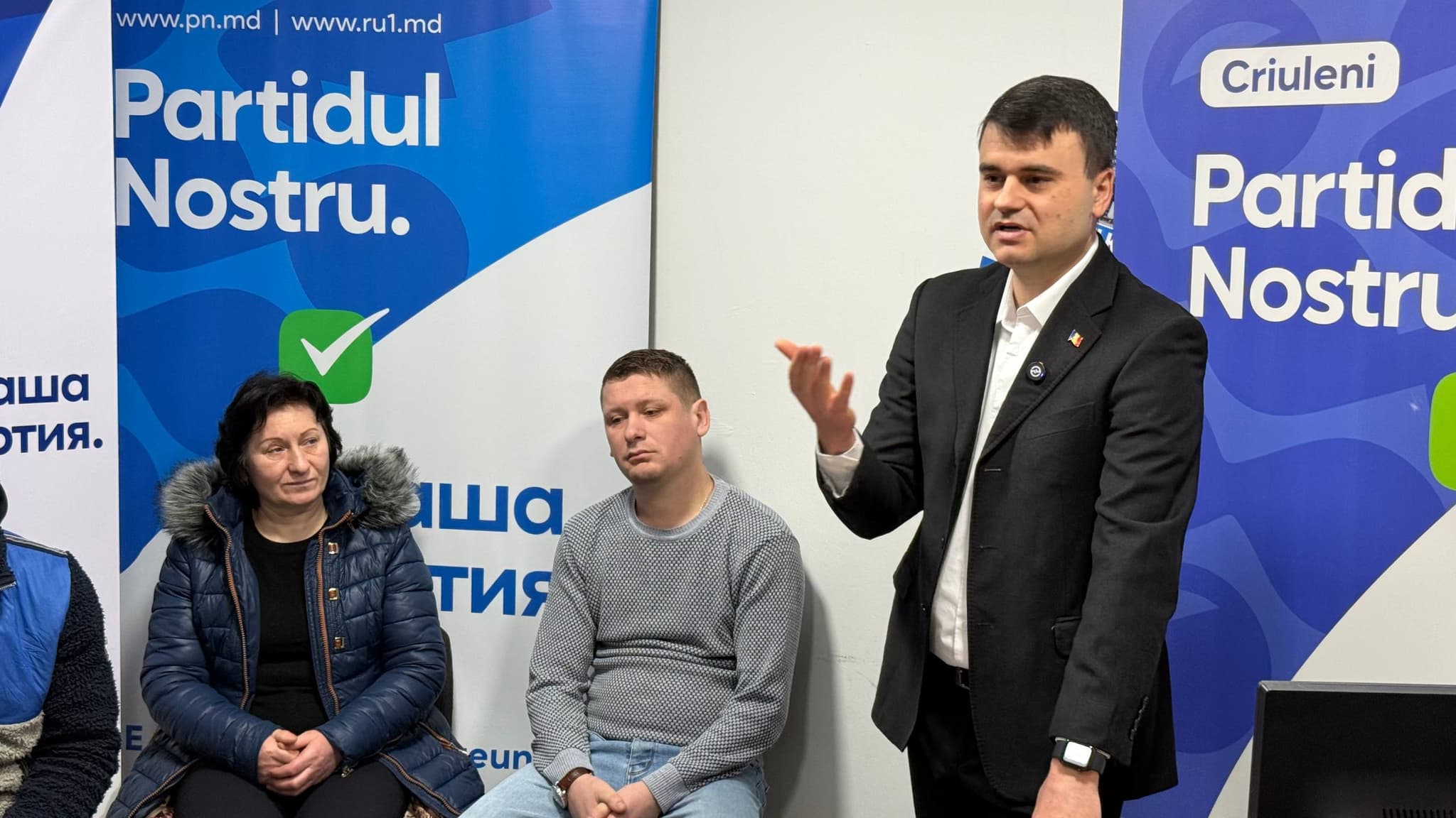 Alexandr Berlinschii (Partidul Nostru) s-a întâlnit cu locuitorii din Criuleni: Oamenii cer condiții decente de trai, prețuri și facturi mai mici (1)