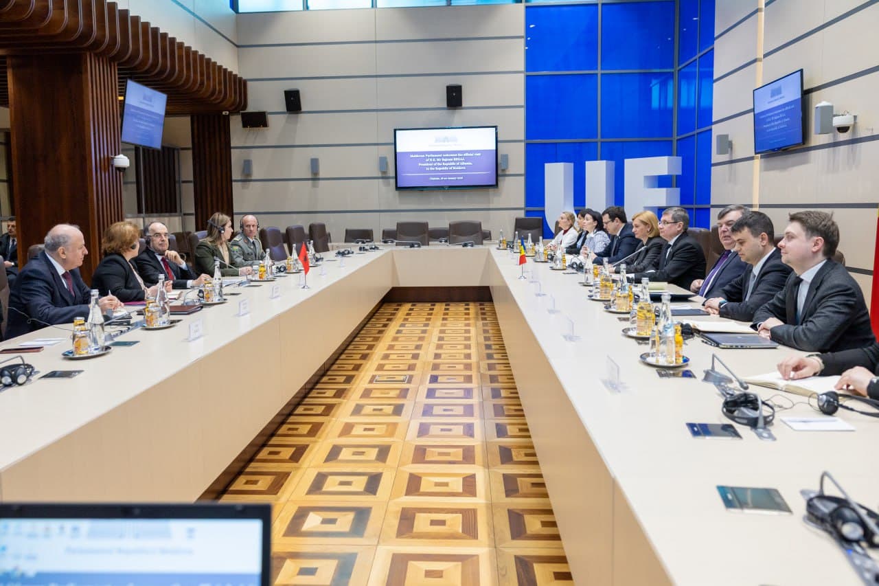Deputatul Partidului Nostru, Alexandr Berlinschii, a discutat cu Președintele Albaniei, aflat în vizită oficială în Republica Moldova (2)