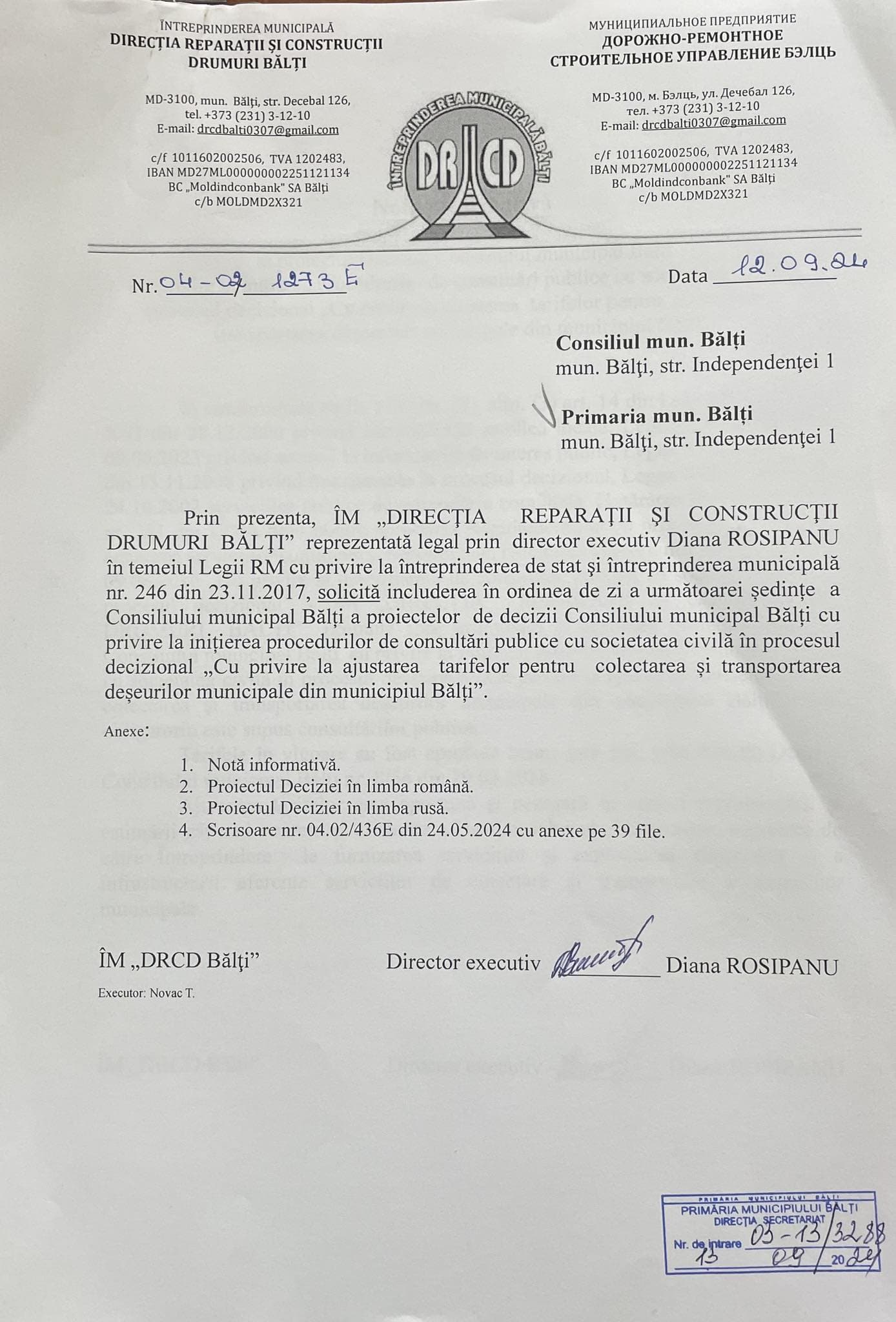 Întreprinderea controlată de socialiști cere majorarea tarifelor pentru colectarea și evacuarea deșeurilor în Bălți (1)