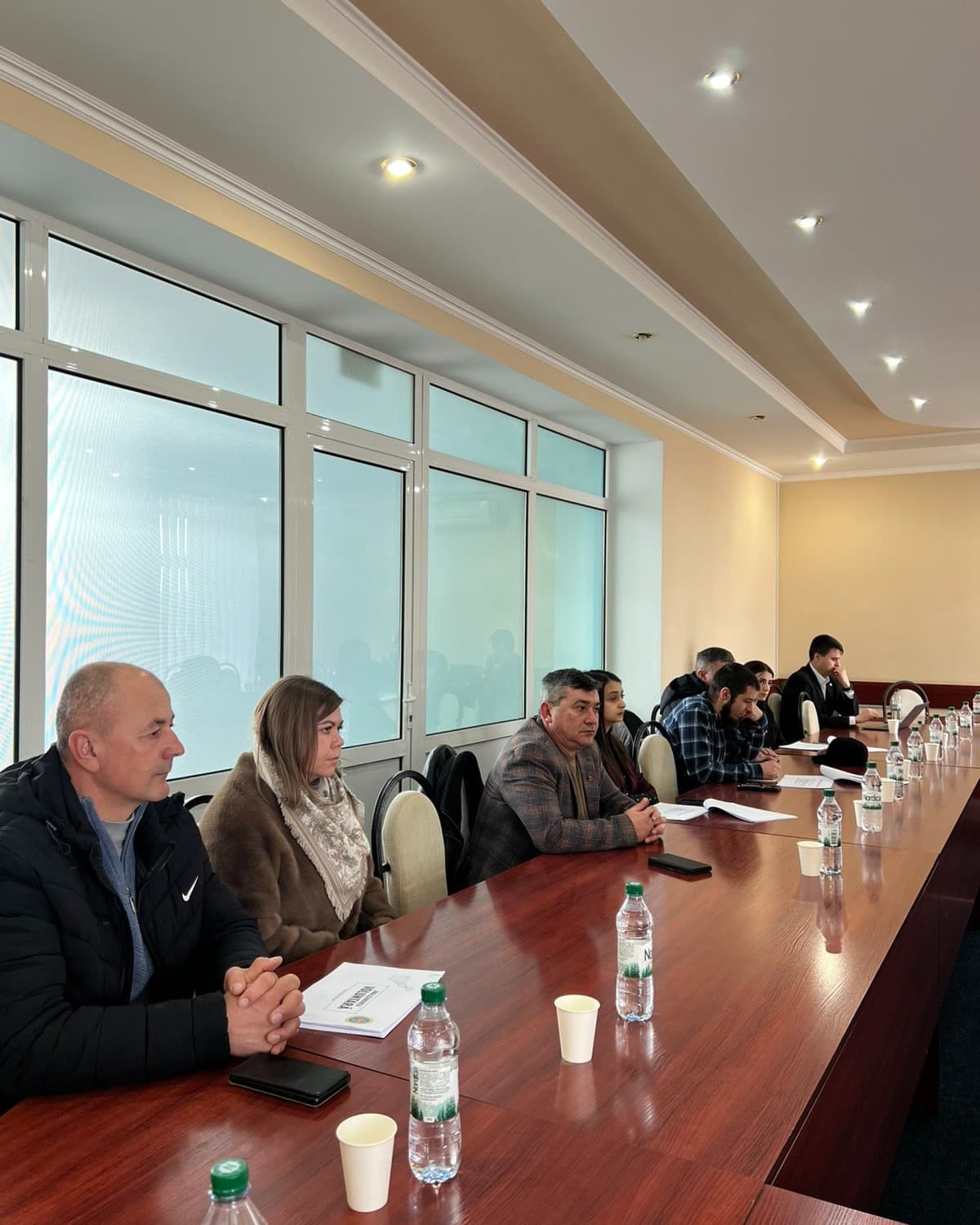 Dialog transparent cu comunitățile: Deputatul Alexandr Berlinschii și primarul orașului Cantemir, Roman Ciubaciuc, în primele discuții privind procesul de amalgamare (7)